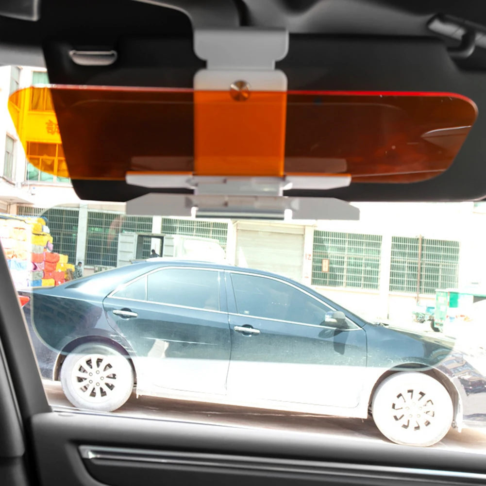 Car Sun Visor Anti-UV Anti Sunlight Dazzling Goggle Day Night Vision Driving Mirror Fold Flip Down Clear View Interior Mirrors