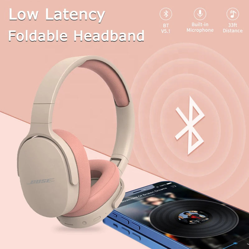 Bosebye Headphones P2961 Wireless Bluetooth 5.3 Original Earphone Stereo HIFI Headset Game Earbuds With Mic For Samsung iPhone