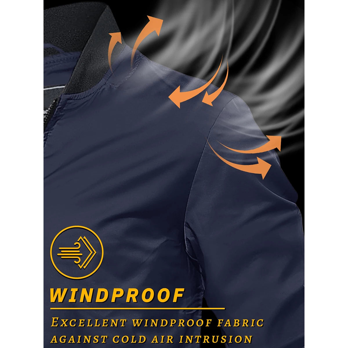 TACVASEN Men’s Varsity Bomber Jacket – Lightweight, Windproof & Waterproof Fall Outerwear for Outdoor & Casual Wear