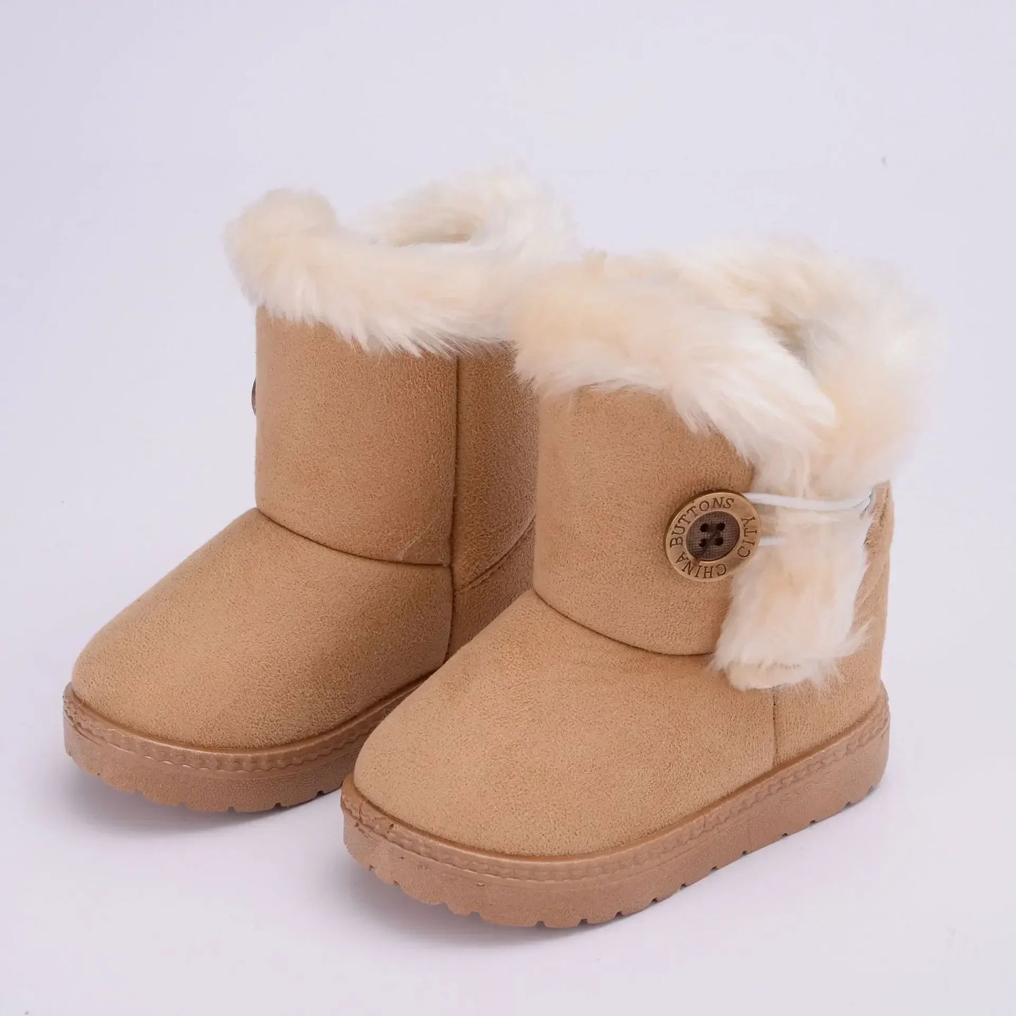 Botas Para Niña Kid Snow Boot Winter New Thickened Girl Cotton Boots Warm Boy Casual Shoes Baby Walking Shoe Padded Boots 유아 부츠