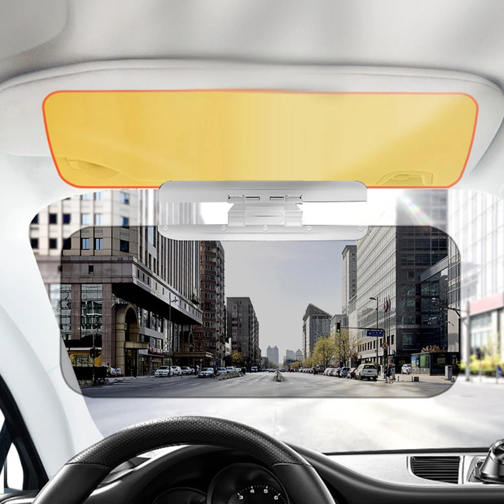 Car Sun Visor Anti-UV Anti Sunlight Dazzling Goggle Day Night Vision Driving Mirror Fold Flip Down Clear View Interior Mirrors