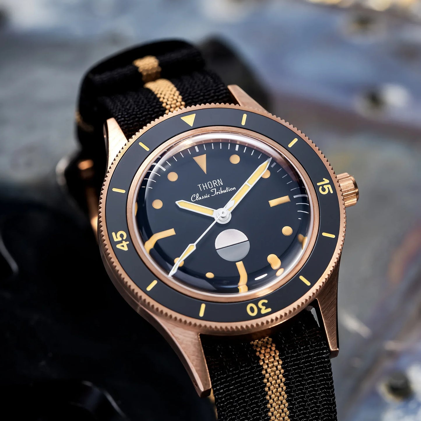 THORN 50 Fathom Watch CUSN8 Tin Bronze Non-radiation NH35 Automatic Mechanical Movement Sapphire Crystal 200M 40MM Diving Watch