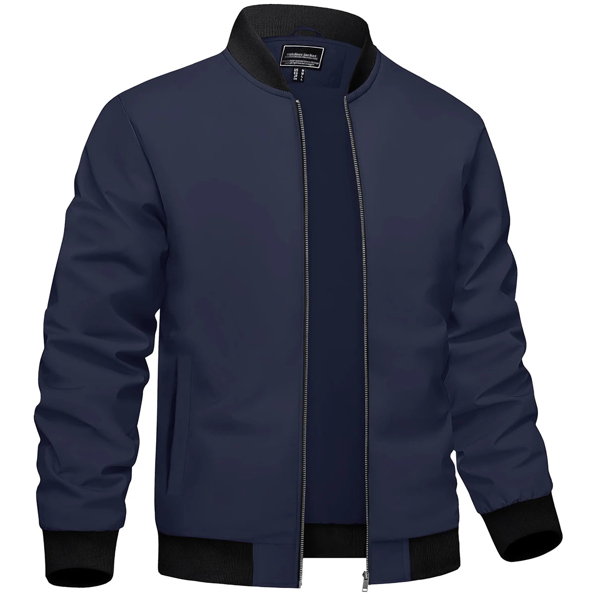 TACVASEN Men’s Varsity Bomber Jacket – Lightweight, Windproof & Waterproof Fall Outerwear for Outdoor & Casual Wear