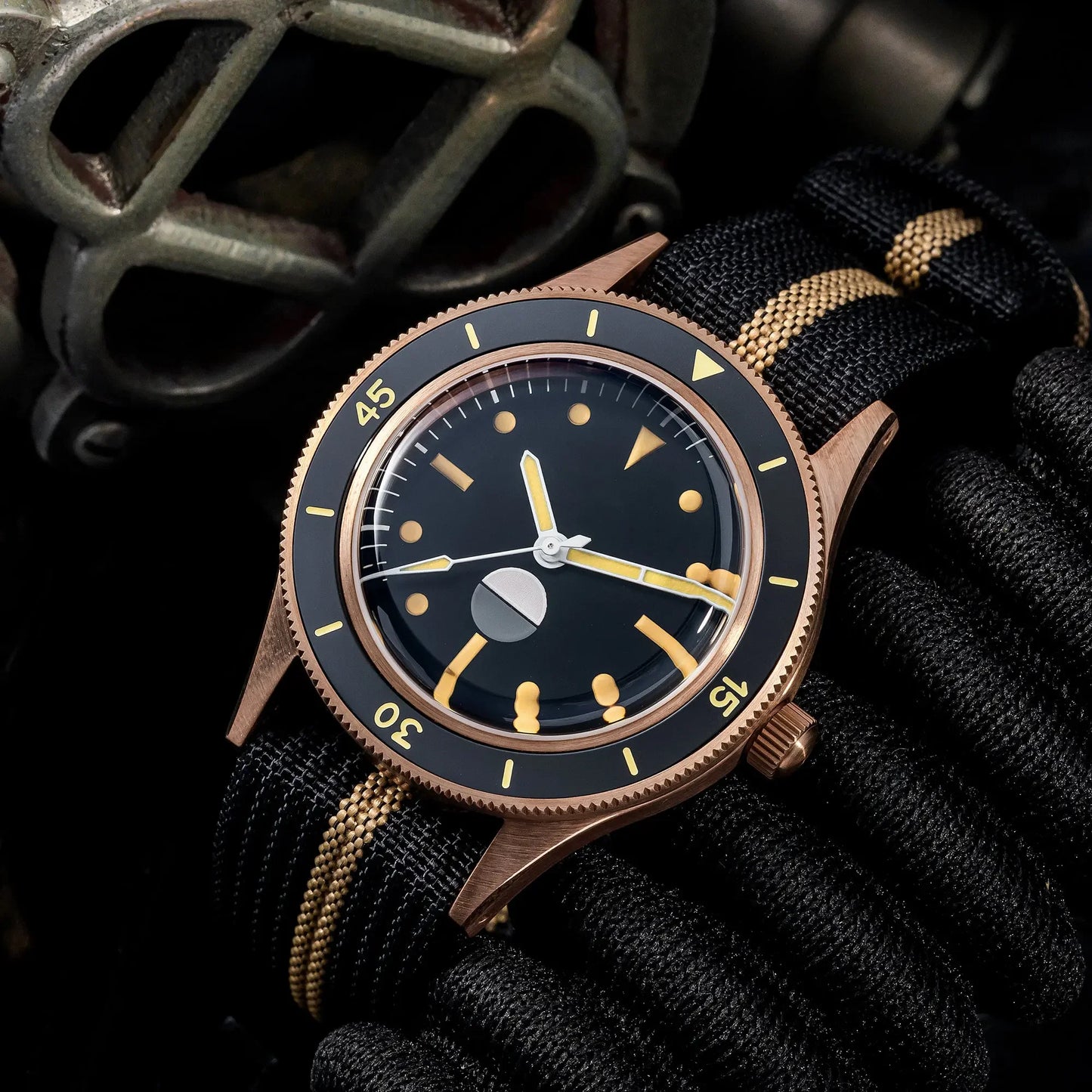 THORN 50 Fathom Watch CUSN8 Tin Bronze Non-radiation NH35 Automatic Mechanical Movement Sapphire Crystal 200M 40MM Diving Watch