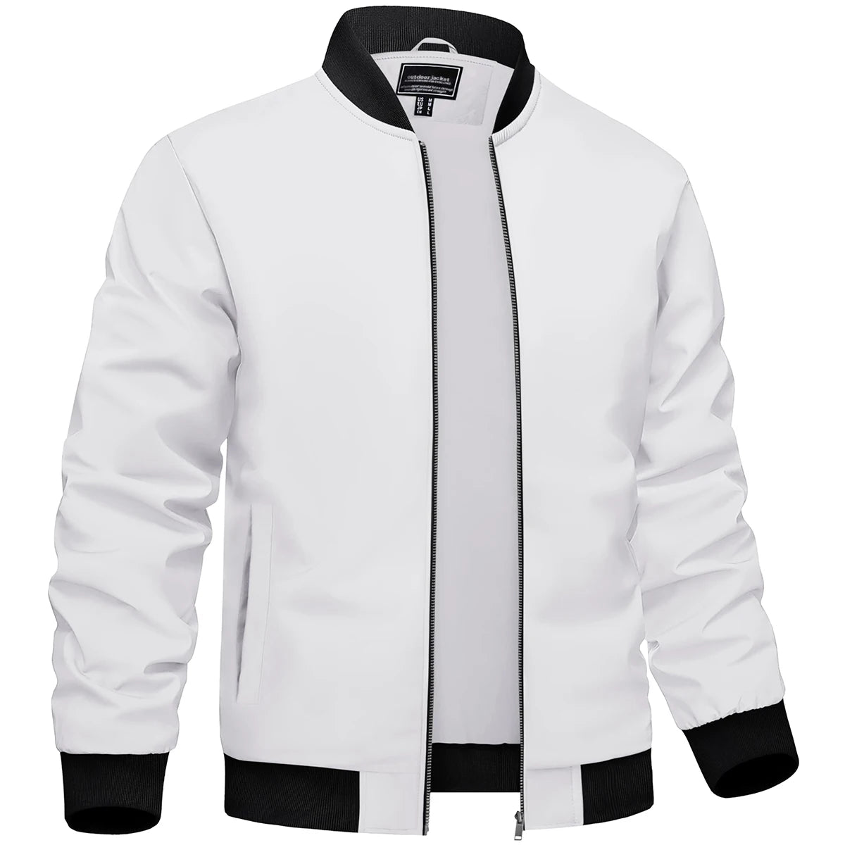 TACVASEN Men’s Varsity Bomber Jacket – Lightweight, Windproof & Waterproof Fall Outerwear for Outdoor & Casual Wear