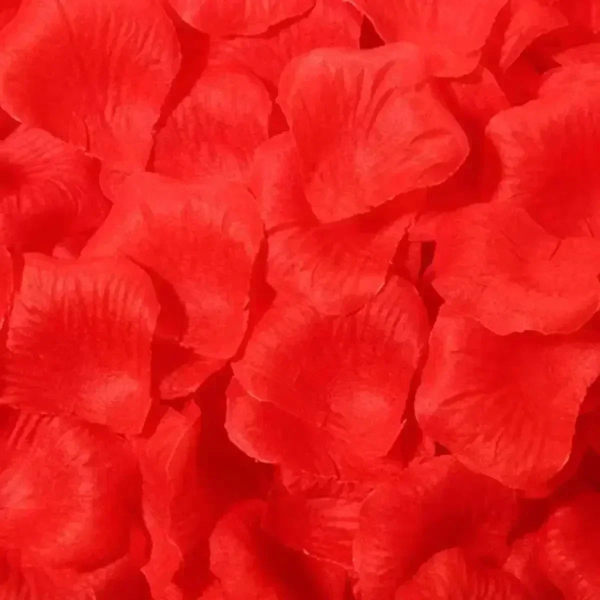 Red Silk Fake Rose Petals (100/10,000pcs) – Artificial Flower Petals for Valentine’s Day, Weddings, and Romantic Party Decor