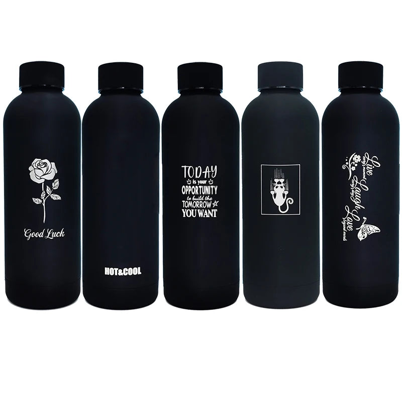 Custom Logo Thermos Large Vacuum Flask Stainless Steel Portable Thermos Bottle Outdoor Sports Water Bottle Travel Mug 500/750ml