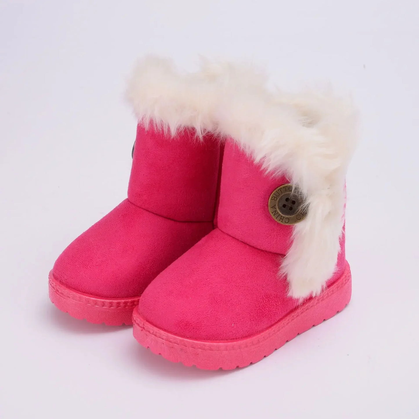 Botas Para Niña Kid Snow Boot Winter New Thickened Girl Cotton Boots Warm Boy Casual Shoes Baby Walking Shoe Padded Boots 유아 부츠