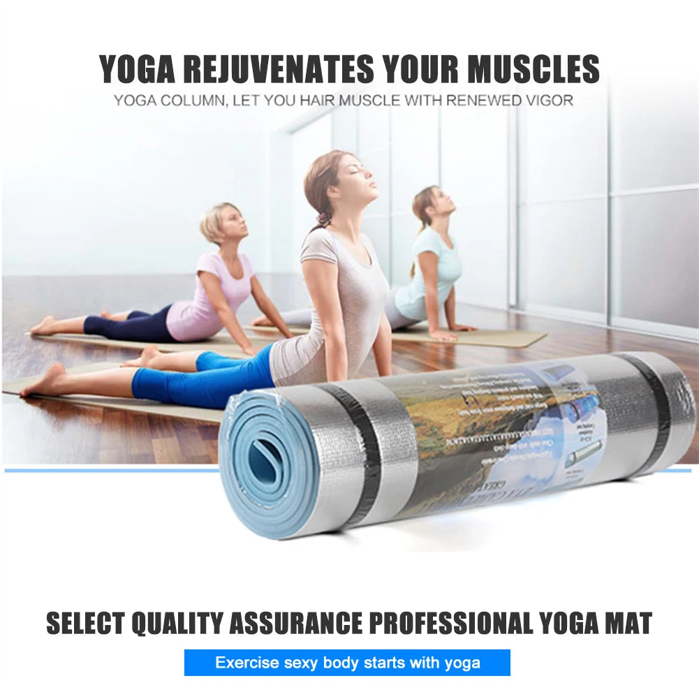 6MM Thick Yoga Mat Anti-slip Sport Fitness Mat Blanket For Exercise Yoga And Pilates Gymnastics Mat Fitness Equipment 71x20inch