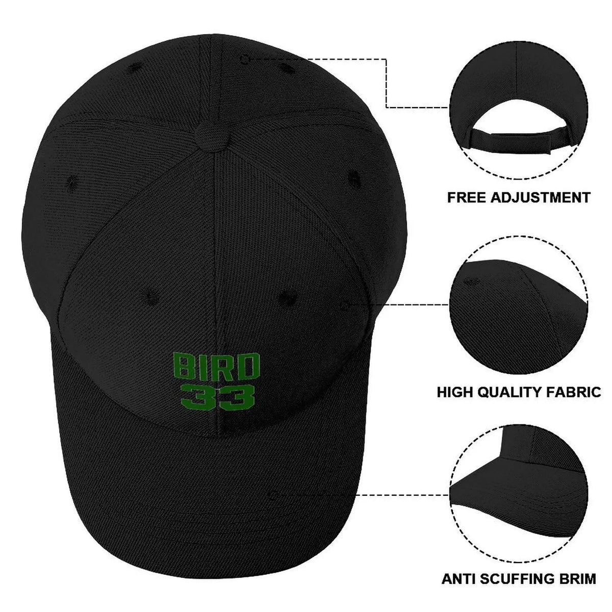 Larry Bird Boston Celtics Jersey Baseball Cap Dropshipping Brand Man cap New Hat Snapback Cap Mens Tennis Women's