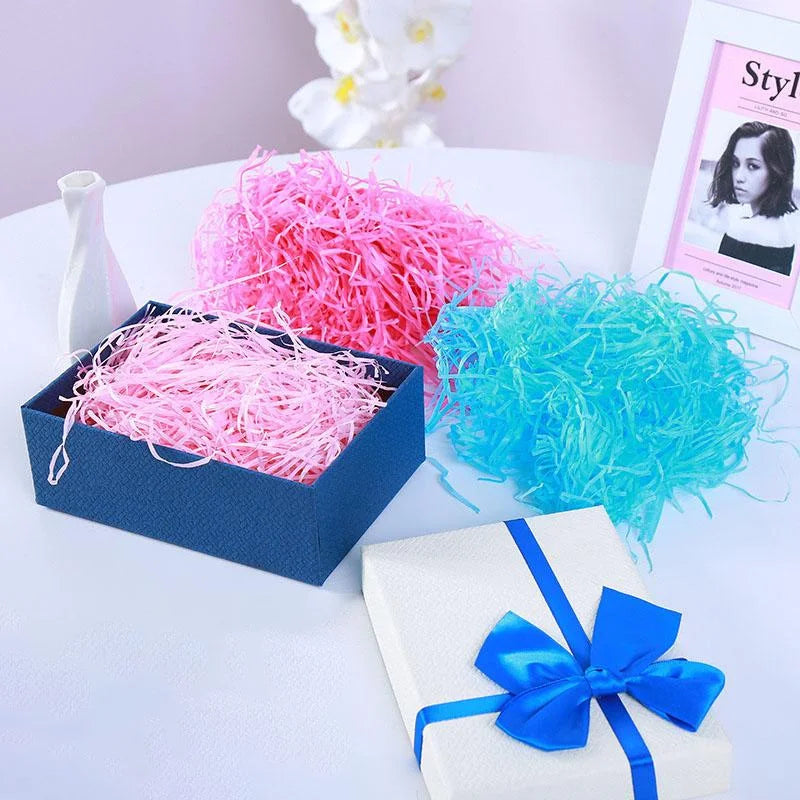 Multicolor Raffia Shredded Paper – 500g/1kg Confetti for DIY Gift Boxes, Party, Wedding, and Festive Decorations