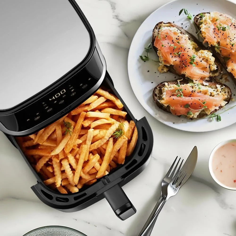 2025 NEW ASZ 5qt Air Fryer Digital for dorm office- Compact Airfryer Design for 2-3 people, 8 in 1 Presets Bake