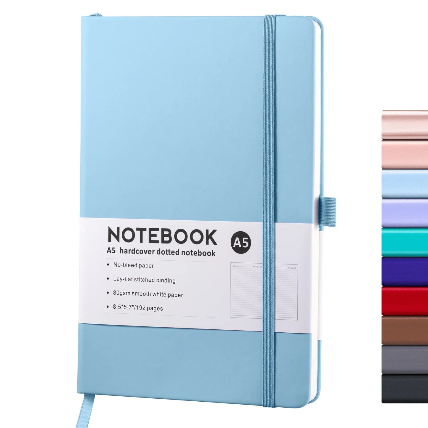 A5 Sketchbook Strap Notebook Small Note Book A6 Notebooks and Journals Stationery Diary Writing Pads Office School Supplies