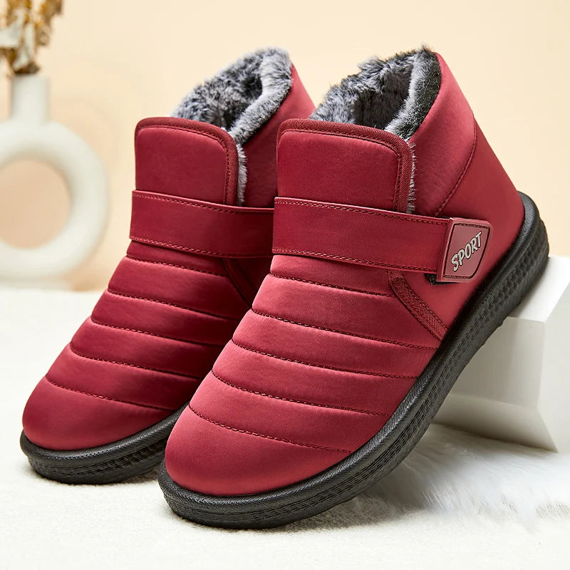 women boots keep warm boots female cotton boots ankle boots women casual shoes women slip on winter shoes