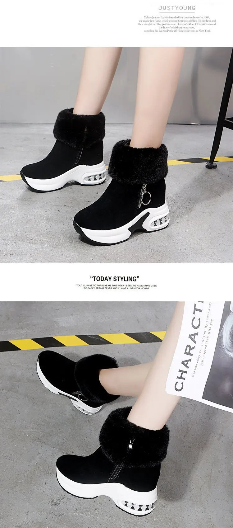 Winter Women Warm Sneakers Platform Snow Boots 2022 Ankle Boots Female Causal Shoes Ankle Boots for Women Lace-up Ladies Boots