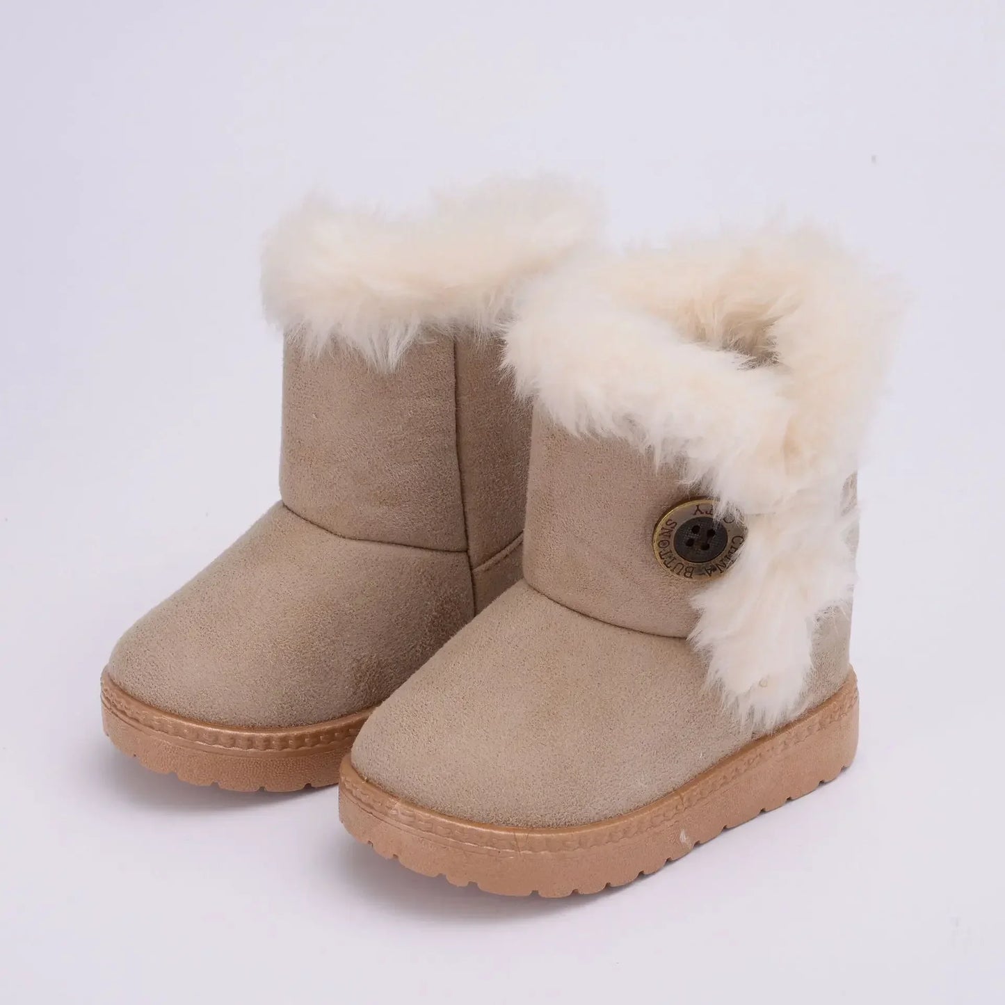 Botas Para Niña Kid Snow Boot Winter New Thickened Girl Cotton Boots Warm Boy Casual Shoes Baby Walking Shoe Padded Boots 유아 부츠