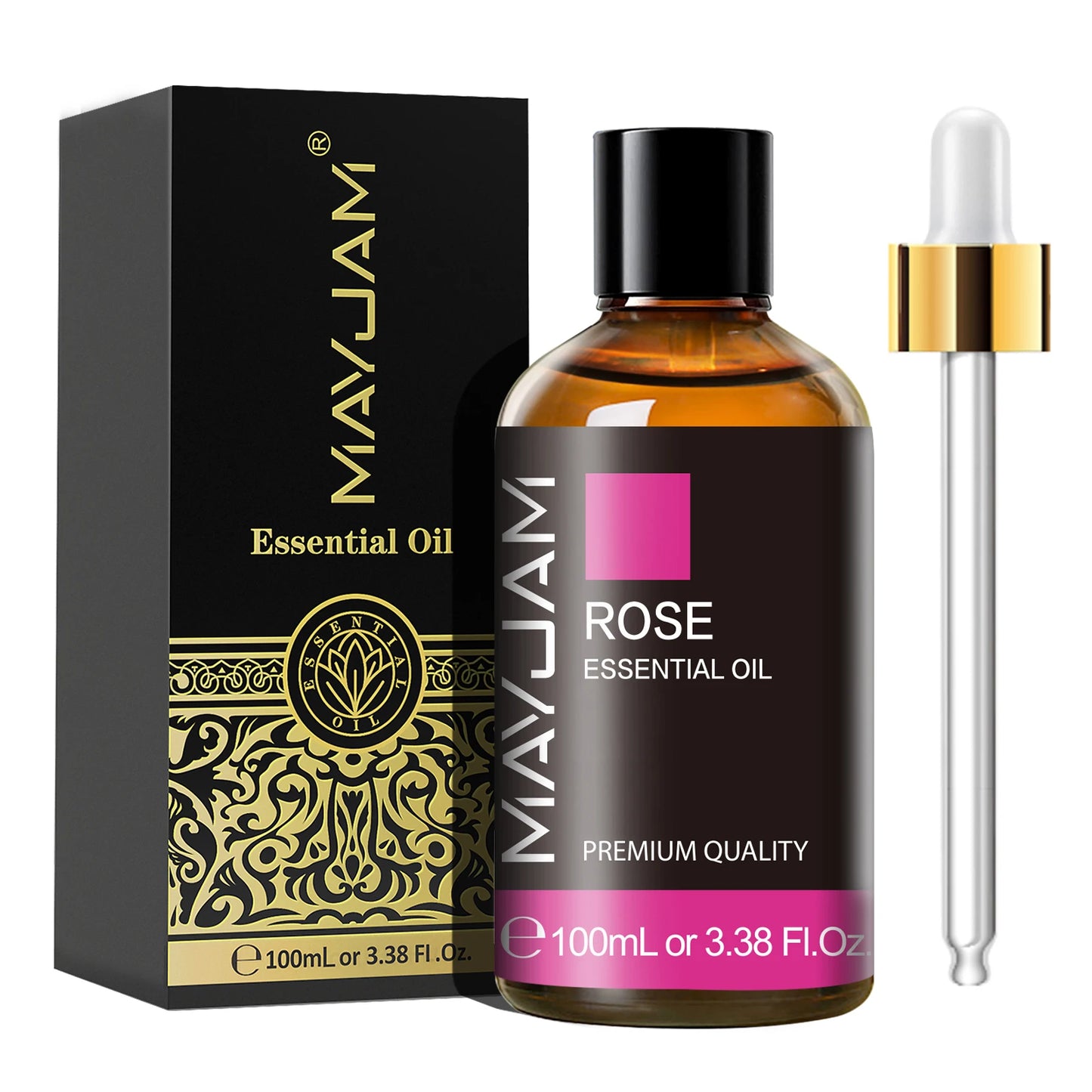 MAYJAM 100ML Essential Oils For Humidifier Diffuser Eucalyptus Lavender Jasmine Peppermint Sandalwood Cedarwood Aromatic Oil