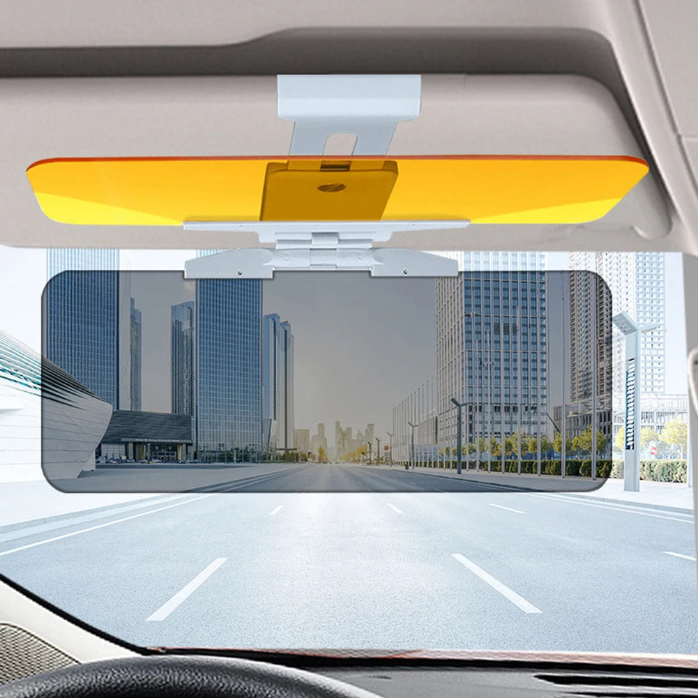 Car Sun Visor Anti-UV Anti Sunlight Dazzling Goggle Day Night Vision Driving Mirror Fold Flip Down Clear View Interior Mirrors