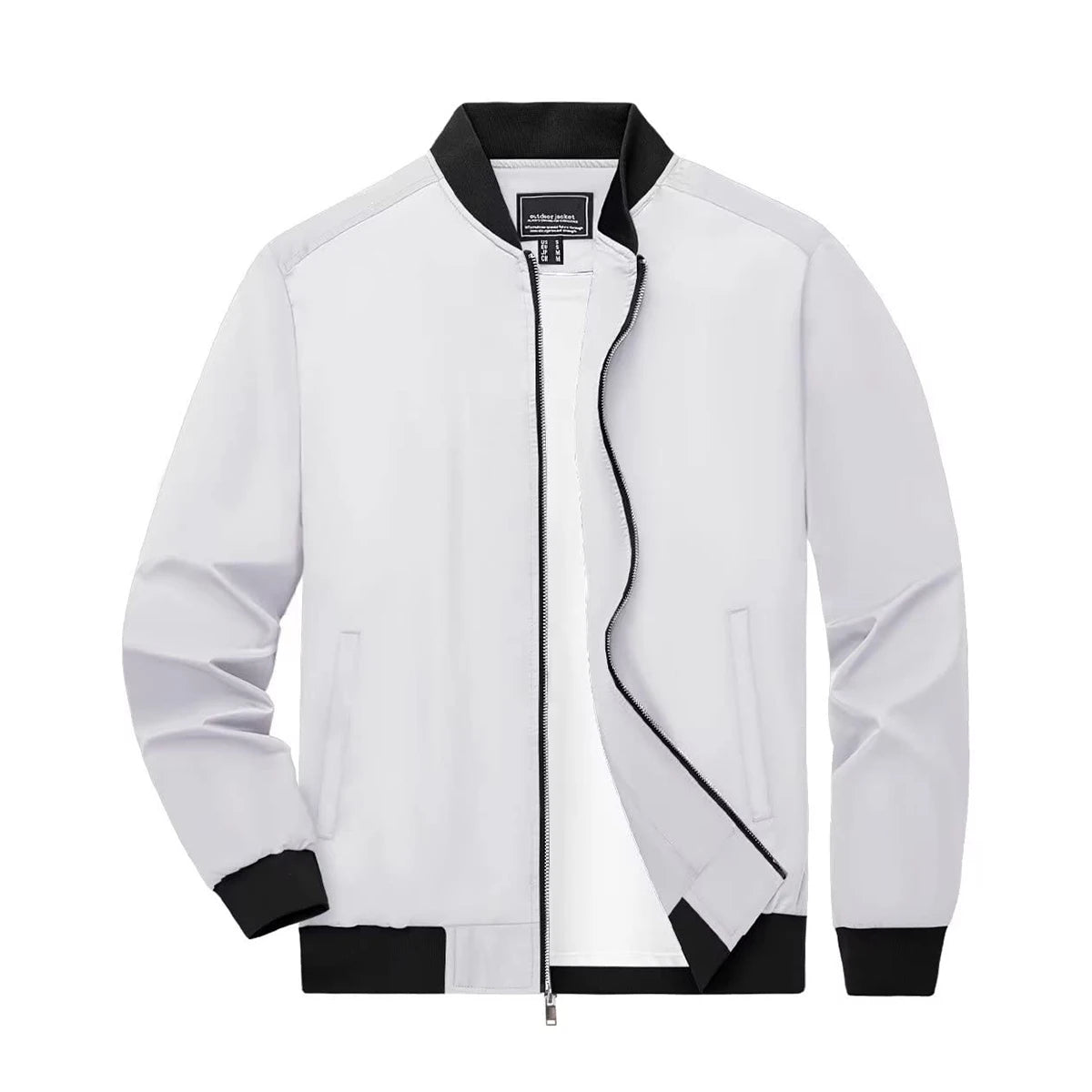 TACVASEN Men’s Varsity Bomber Jacket – Lightweight, Windproof & Waterproof Fall Outerwear for Outdoor & Casual Wear