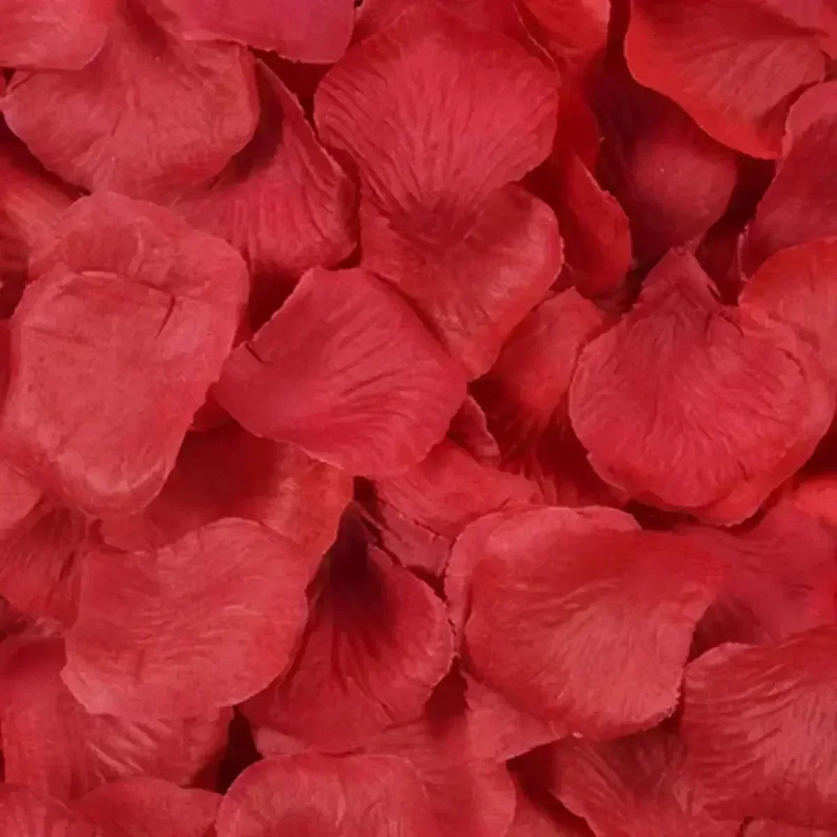 Red Silk Fake Rose Petals (100/10,000pcs) – Artificial Flower Petals for Valentine’s Day, Weddings, and Romantic Party Decor