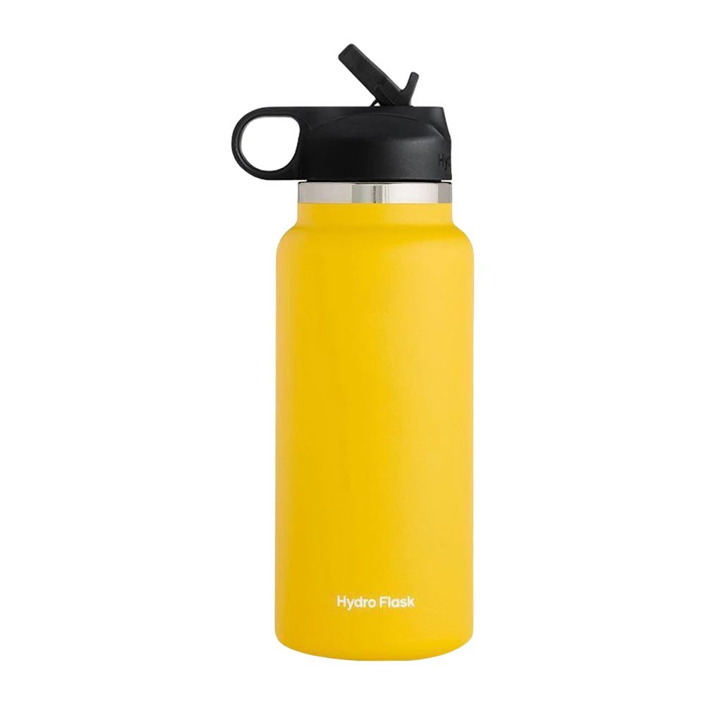 40 oz Sports Water Bottle Insulated Vacuum Water Bottle Flex Cap Straw Lid Stainless Steel Vacuum Flask for Coffee Tea and Drinks