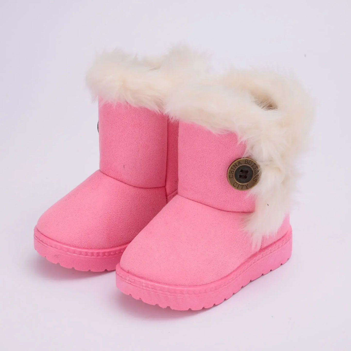 Botas Para Niña Kid Snow Boot Winter New Thickened Girl Cotton Boots Warm Boy Casual Shoes Baby Walking Shoe Padded Boots 유아 부츠