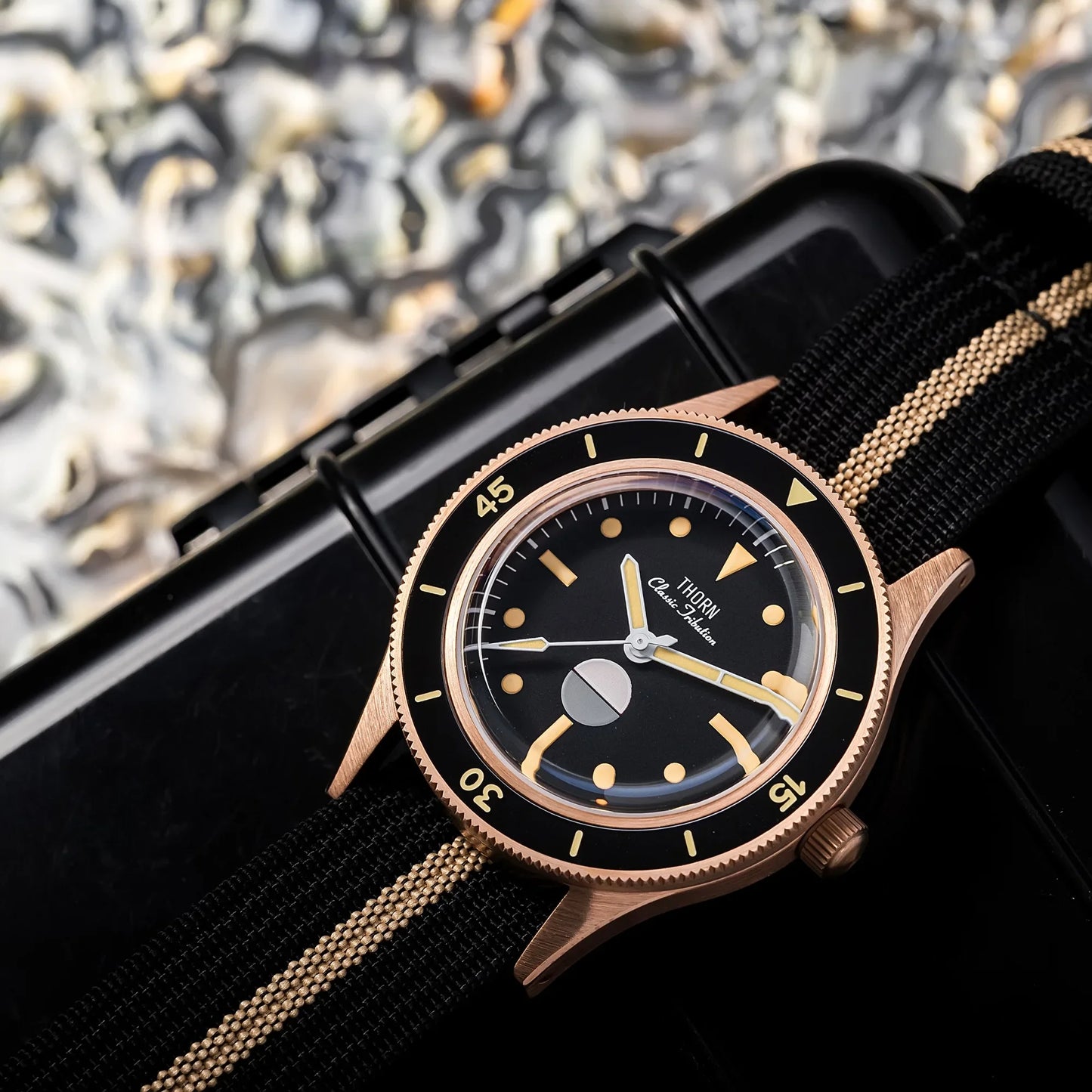 THORN 50 Fathom Watch CUSN8 Tin Bronze Non-radiation NH35 Automatic Mechanical Movement Sapphire Crystal 200M 40MM Diving Watch