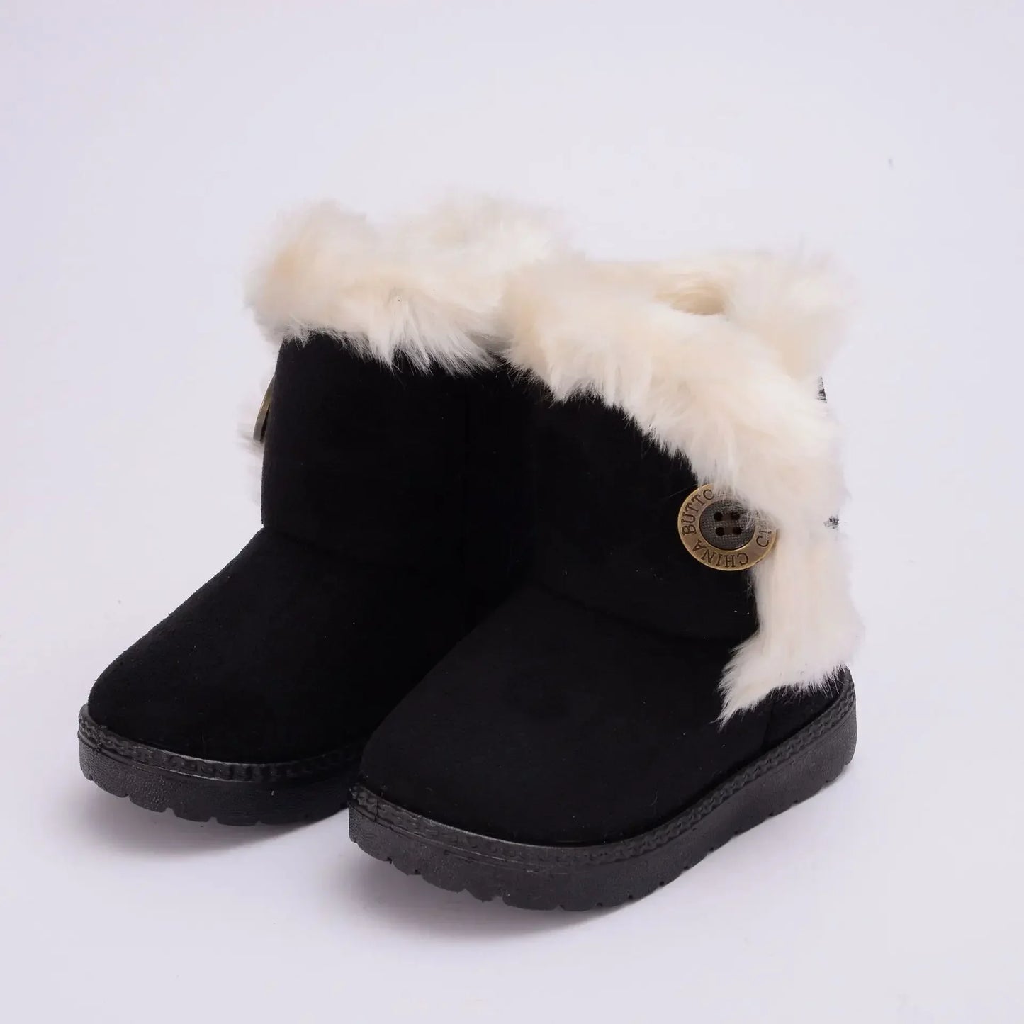 Botas Para Niña Kid Snow Boot Winter New Thickened Girl Cotton Boots Warm Boy Casual Shoes Baby Walking Shoe Padded Boots 유아 부츠