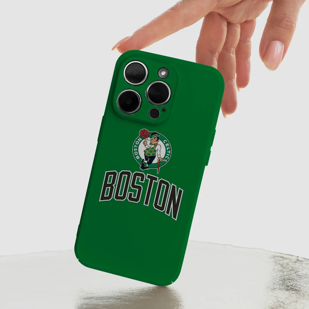 Precise hole Hard Phone Cases For iPhone 16 15 14 13 12 11Pro Max XR X XS 12Mini 14 15 16 Puls Pc Case Phone Bostons C-celtics-s