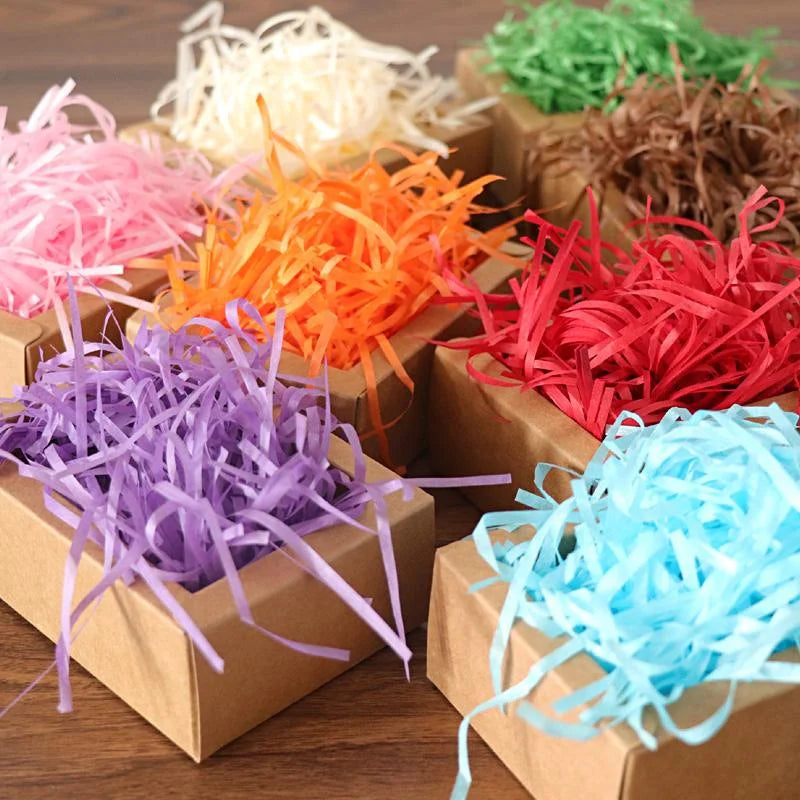 Multicolor Raffia Shredded Paper – 500g/1kg Confetti for DIY Gift Boxes, Party, Wedding, and Festive Decorations