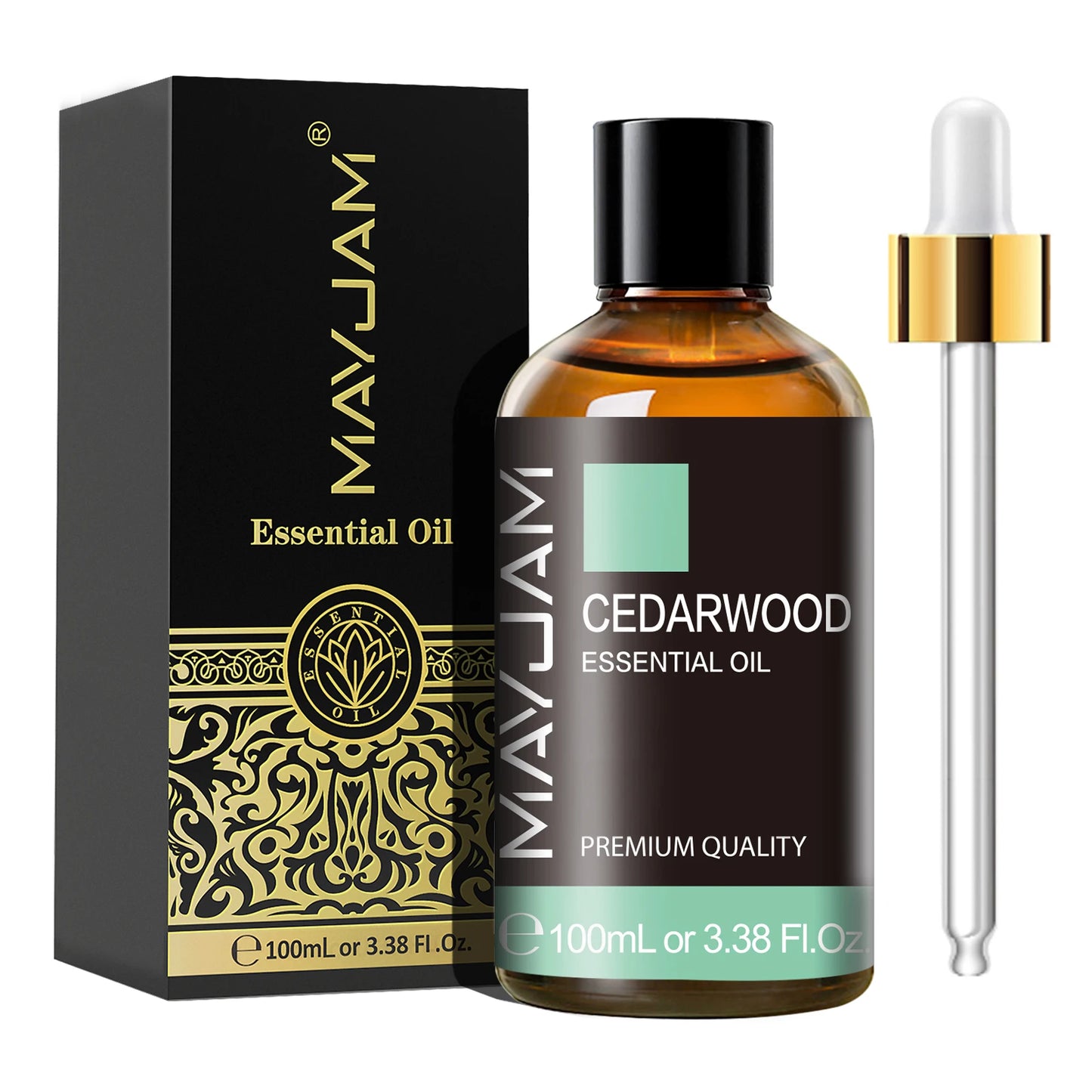 MAYJAM 100ML Essential Oils For Humidifier Diffuser Eucalyptus Lavender Jasmine Peppermint Sandalwood Cedarwood Aromatic Oil