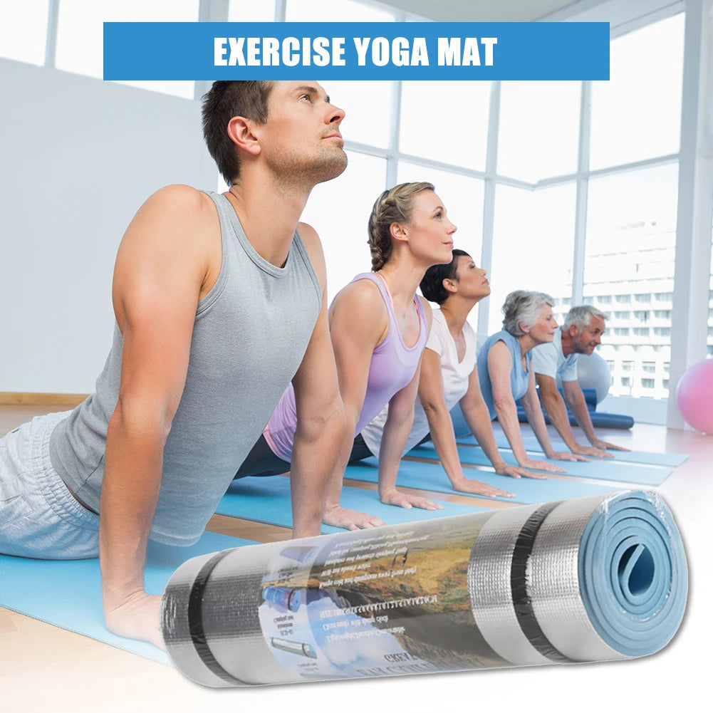 6MM Thick Yoga Mat Anti-slip Sport Fitness Mat Blanket For Exercise Yoga And Pilates Gymnastics Mat Fitness Equipment 71x20inch
