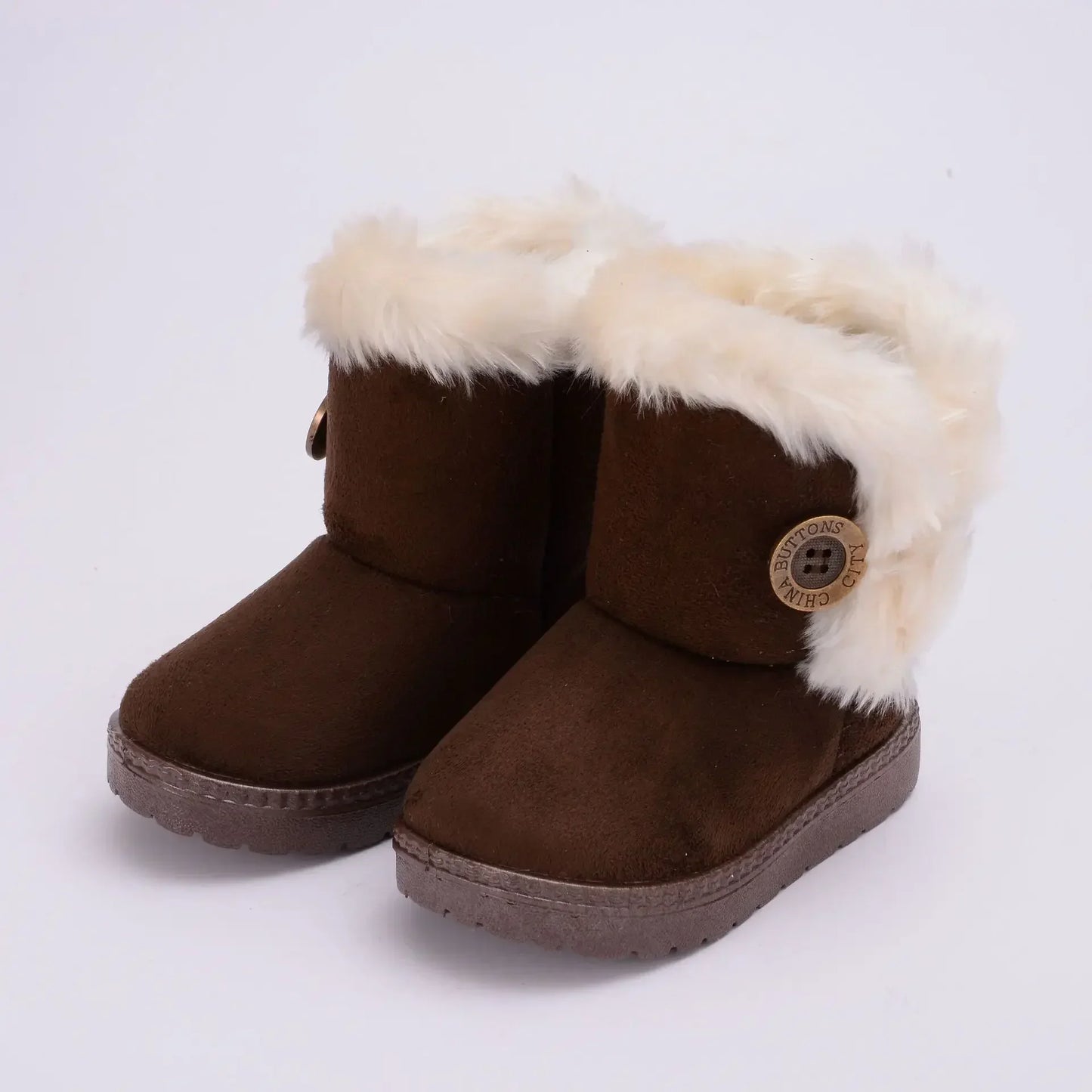 Botas Para Niña Kid Snow Boot Winter New Thickened Girl Cotton Boots Warm Boy Casual Shoes Baby Walking Shoe Padded Boots 유아 부츠