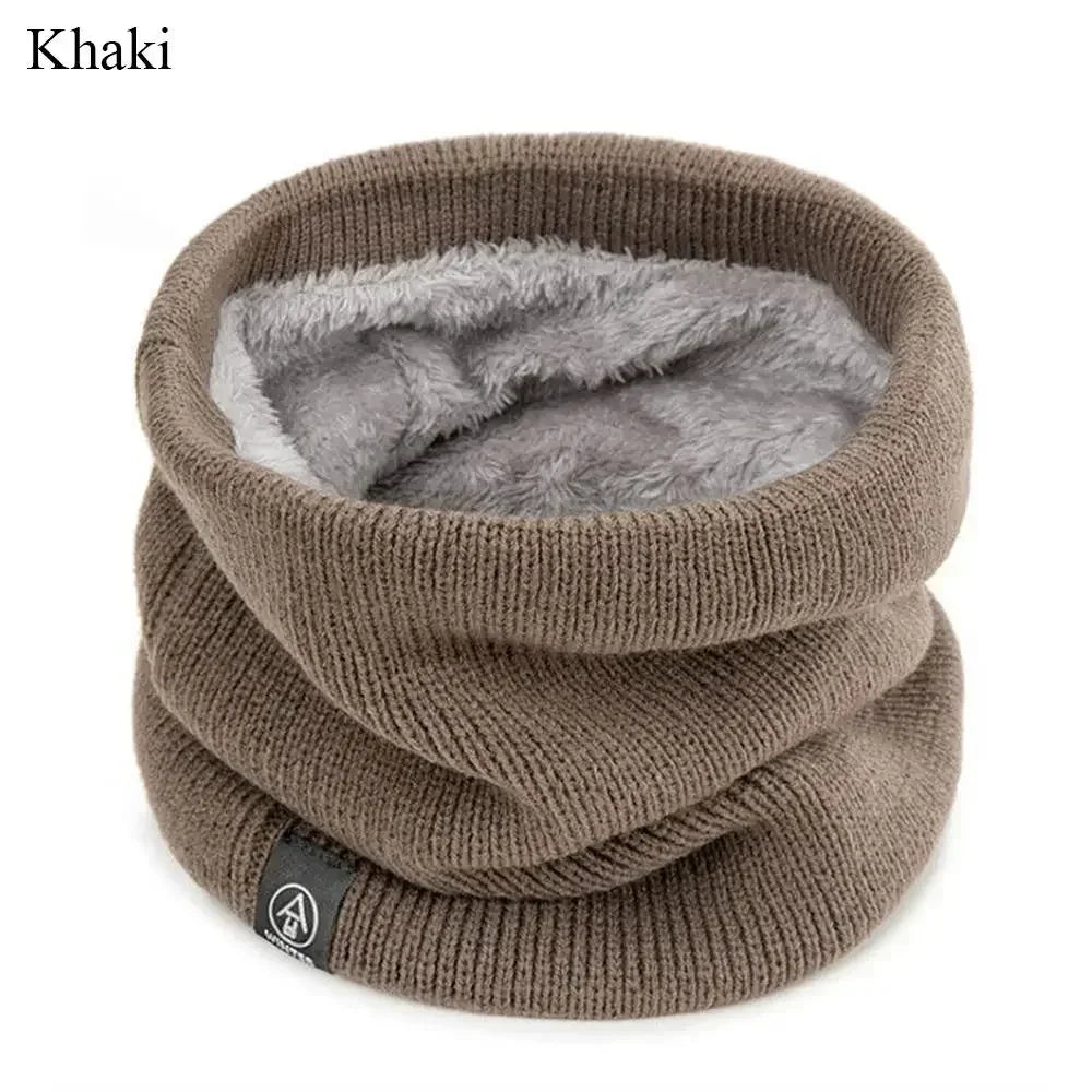 Fashion Soft Knitted Neck Warmer Sports Scarf Women Men Face Cover Winter Skating Running Hiking Scarves Thick Cold-proof Collar