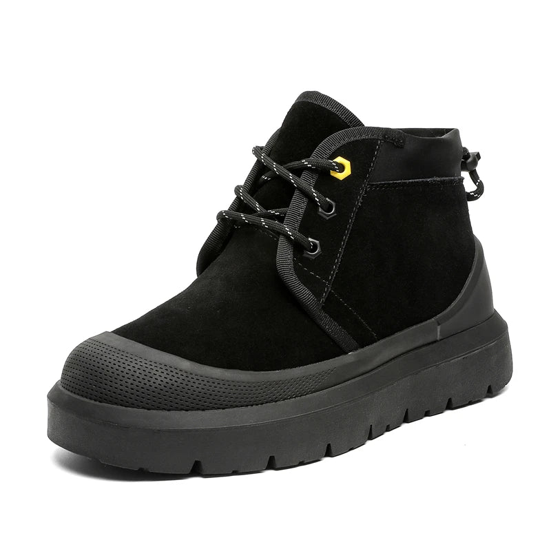 Casual men's snow boots Comfortable and trendy design styles Outdoor street walking Daily office youth adult high-quality shoes