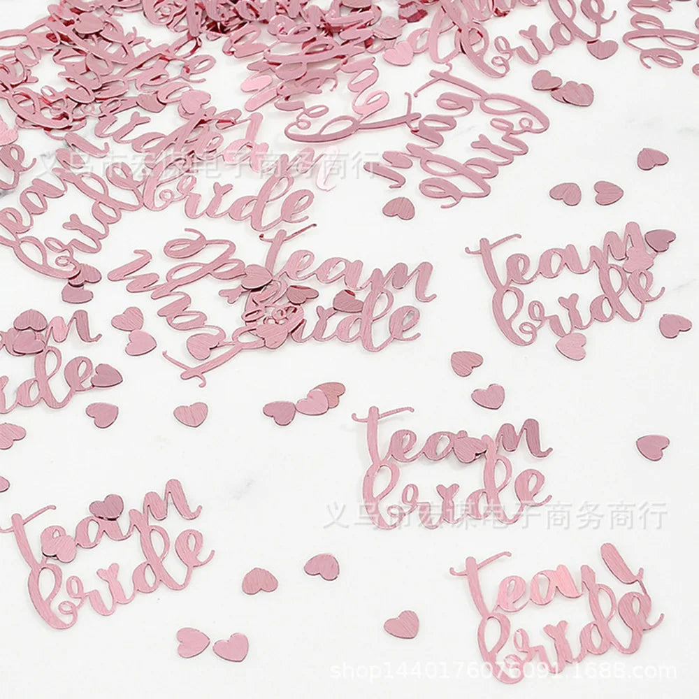 Valentine's Day Red Heart Confetti – Glitter Table Decor for Weddings & Parties (15g/30g/60g)