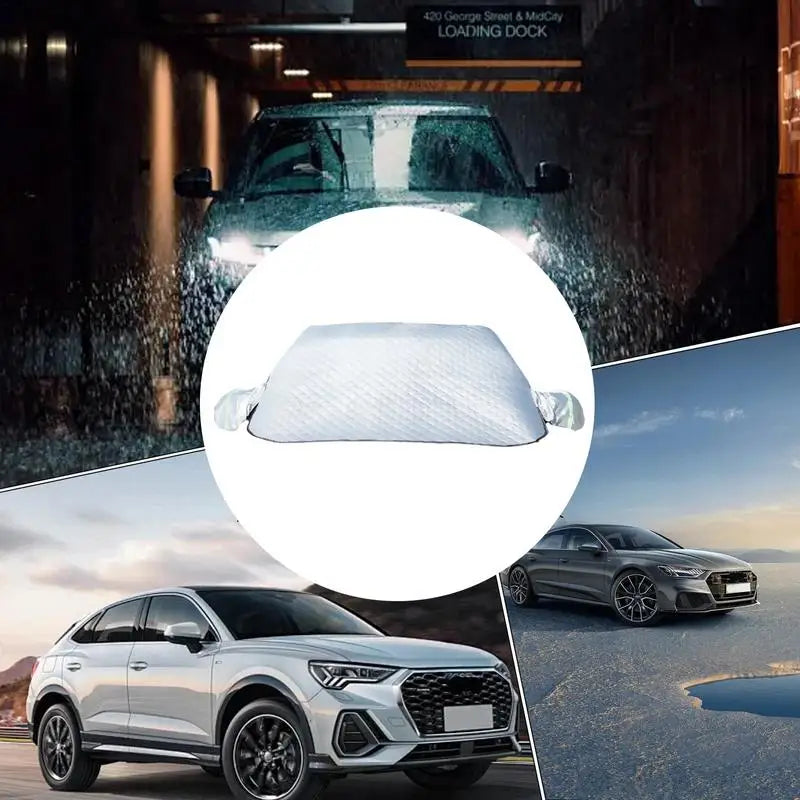 Winter Car Windshield Snow Cover Auto Windscreen Sun Shade Cover Windshield Snow Covers Thickened Car Window Sun Shield Ice