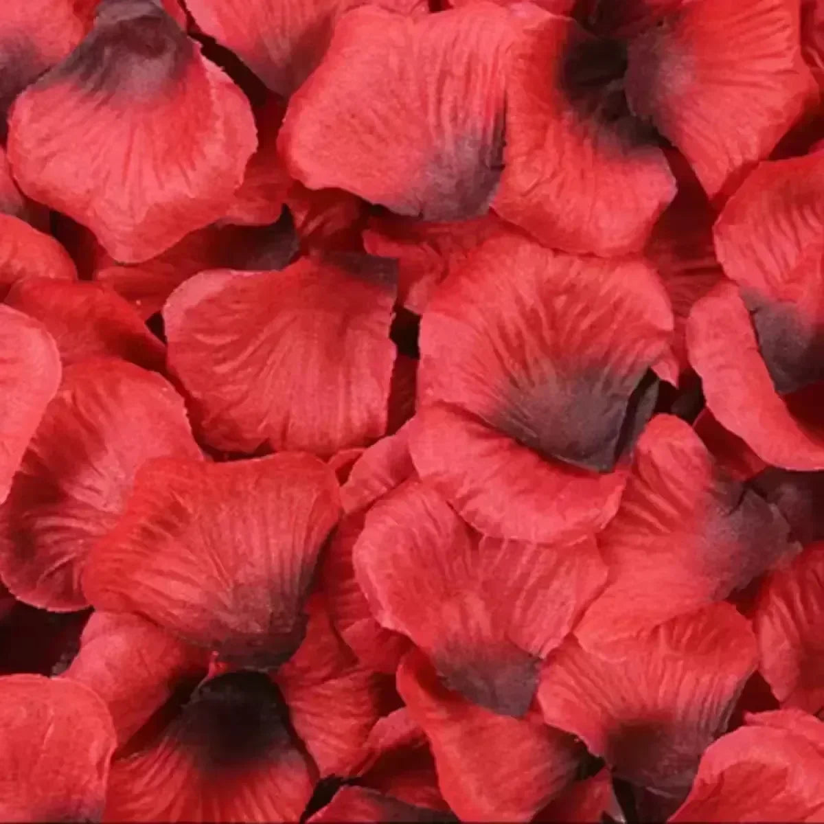 Red Silk Fake Rose Petals (100/10,000pcs) – Artificial Flower Petals for Valentine’s Day, Weddings, and Romantic Party Decor