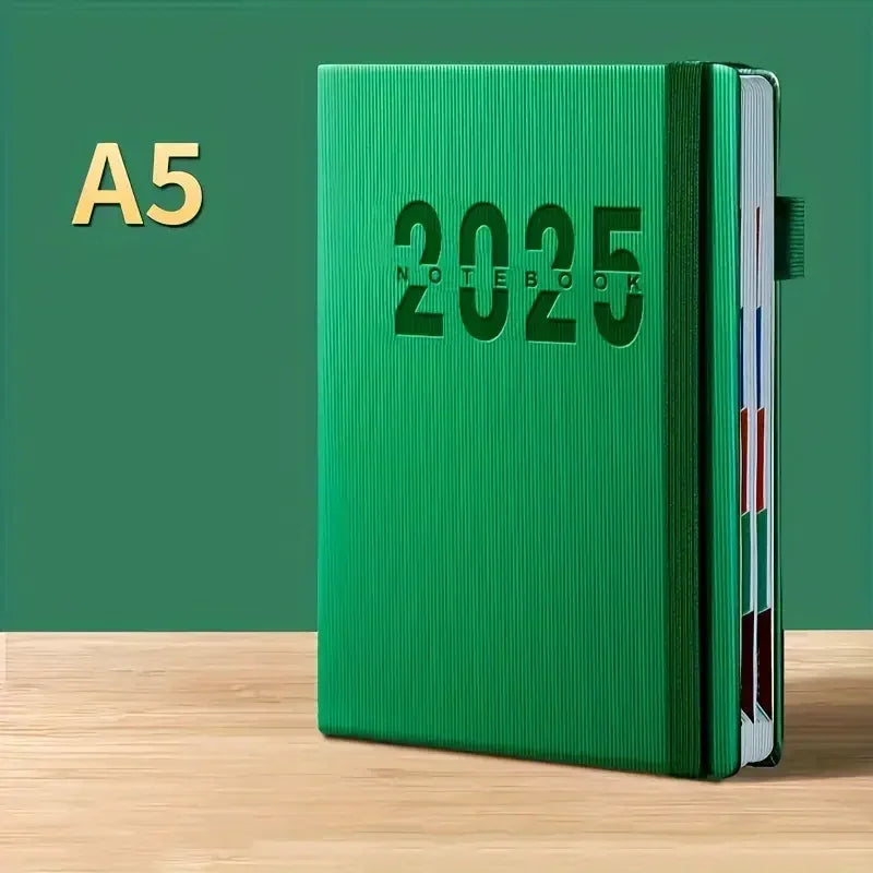 A5 Notepad Self Discipline Agenda 2025 Time Management Notebook Planner Notebooks Diary Writing Pads Office School Supplies