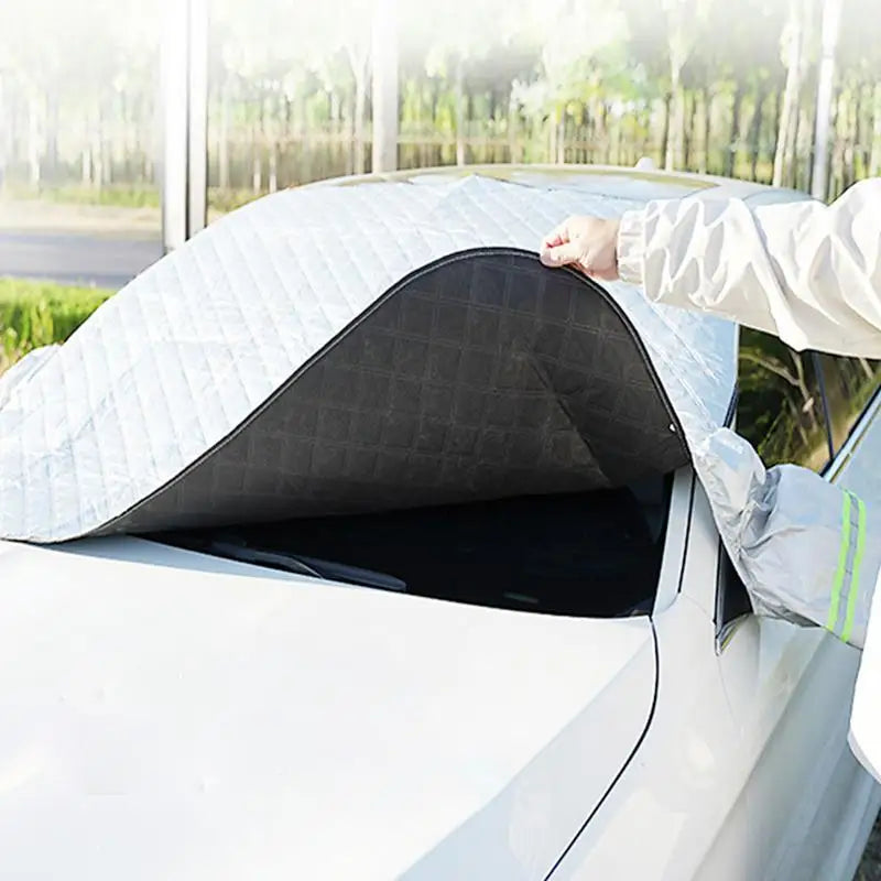 Winter Car Windshield Snow Cover Auto Windscreen Sun Shade Cover Windshield Snow Covers Thickened Car Window Sun Shield Ice