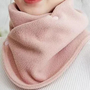 Winter Anti Cold Plush Scarf Antifreeze Fleece Neck Protection Neckerchief Autumn Outdoor Cycling Skiing Large Area Warm Scarves