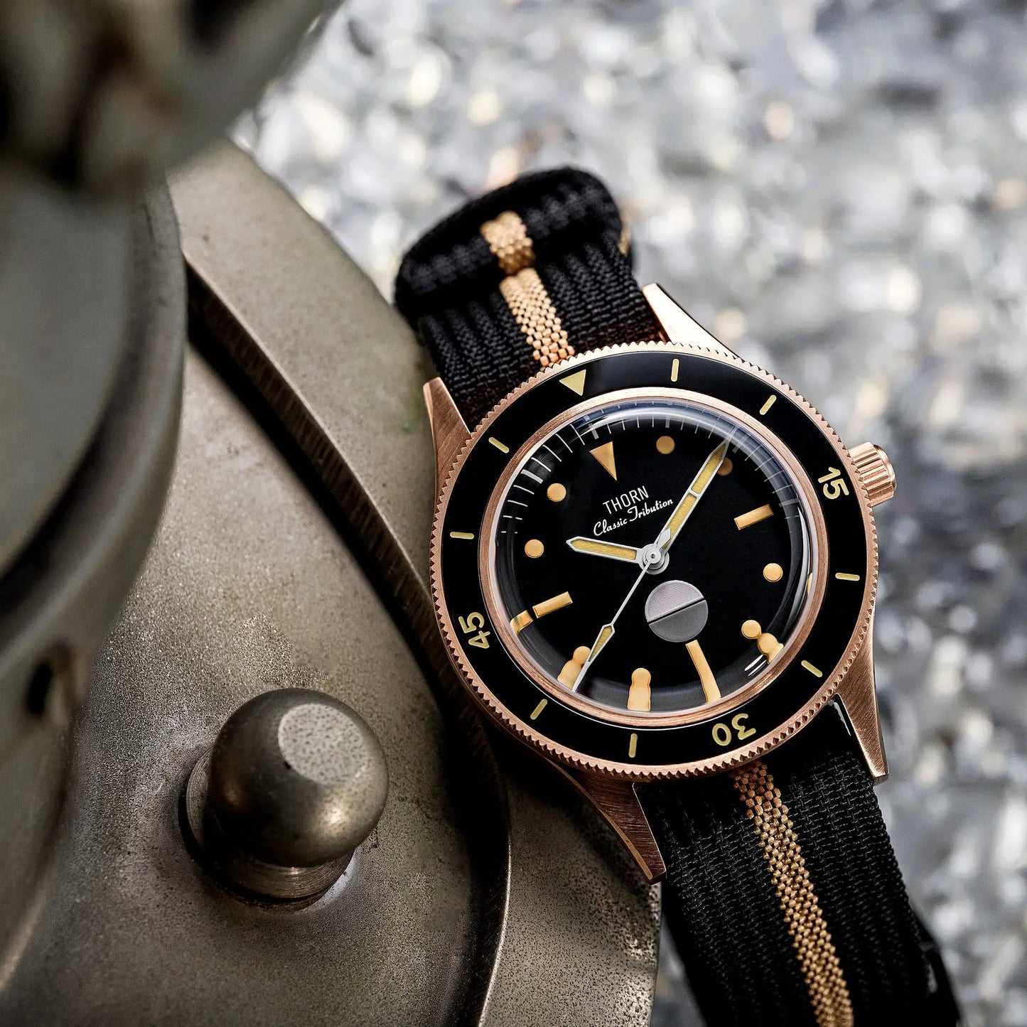 THORN 50 Fathom Watch CUSN8 Tin Bronze Non-radiation NH35 Automatic Mechanical Movement Sapphire Crystal 200M 40MM Diving Watch