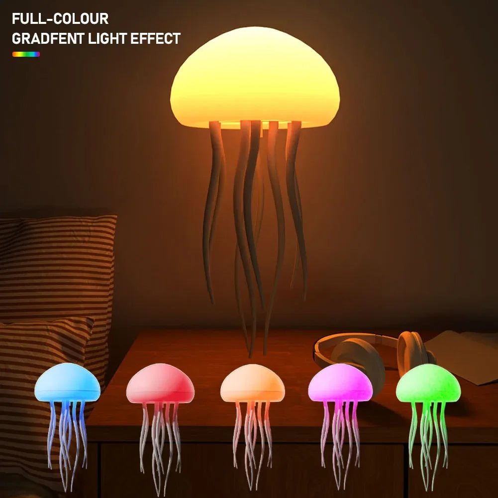 Jellyfish Night Light – LED Light with Realistic Floating Jellyfish, Calming and Decorative Lighting for Bedrooms or Relaxation Spaces